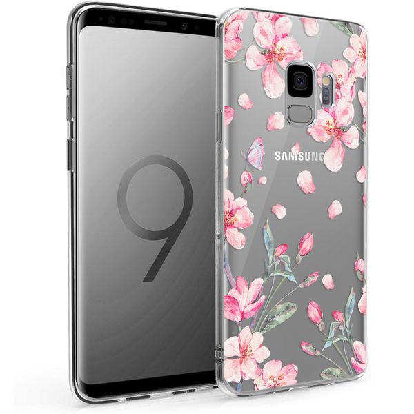 imoshion Design hoesje Samsung Galaxy S9 - Bloem - Roze