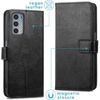 imoshion Luxe Bookcase Motorola Edge 20 - Zwart