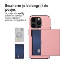 imoshion Backcover met pasjeshouder Apple iPhone 15 Pro - Rosé Goud