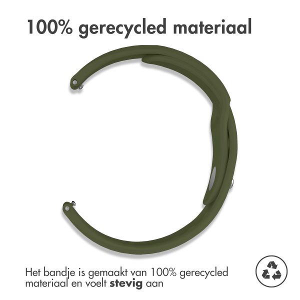 imoshion Siliconen Sport bandje  - Universeel 20 mm aansluiting - Olive Green