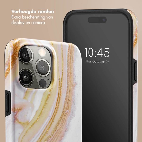 Selencia Vivid Backcover Apple iPhone 15 Pro Max - Chic Marble Gold