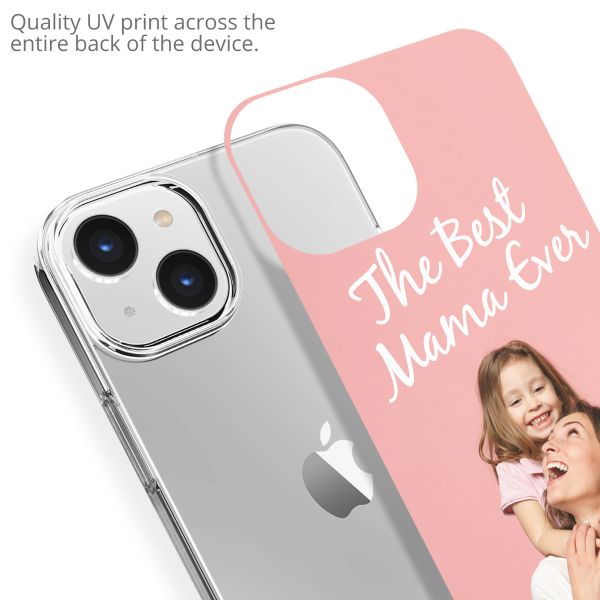 Ontwerp je eigen Apple iPhone 14 gel hoesje - Transparant