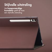 Accezz Classic Tablet Case Samsung Galaxy Tab S10 Plus / Tab S9 FE Plus / Tab S9 Plus - Bruin