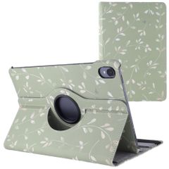 imoshion 360° Draaibare Design Bookcase Samsung Galaxy Tab S11 - Green Flowers