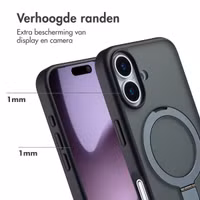 Accezz Ring Stand Backcover met MagSafe Apple iPhone 17 - Zwart
