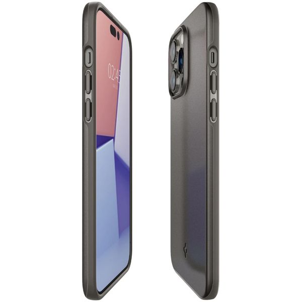 Spigen Thin Fit Backcover iPhone 14 Pro - Grijs