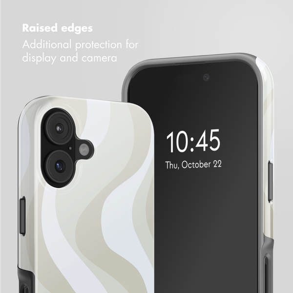 Selencia Vivid Back Cover with MagSafe Apple iPhone 17 - Desert Waves Beige
