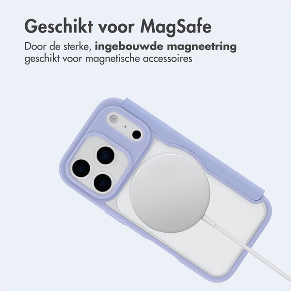 imoshion Transparante Bookcase met MagSafe Apple iPhone 17 Pro Max - Lila