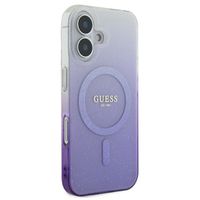Guess MagSafe IML Glitter Gradient Case Apple iPhone 16 - Purple
