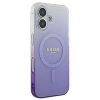 Guess MagSafe IML Glitter Gradient Case iPhone 16 - Purple