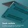 imoshion Hard Cover MacBook Air 15 inch (2023) / Air 15 inch (2024) M3 chip - A2941 / A3114 - Petrol Green