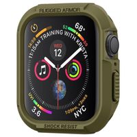 Spigen Rugged Armor™ Case voor de Apple Watch Series 4-6 / SE - 44 mm - Groen