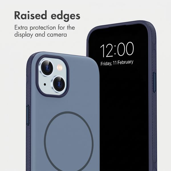 imoshion Colour Back Cover with Thin MagSafe Ring Apple iPhone 15 - Dark Blue