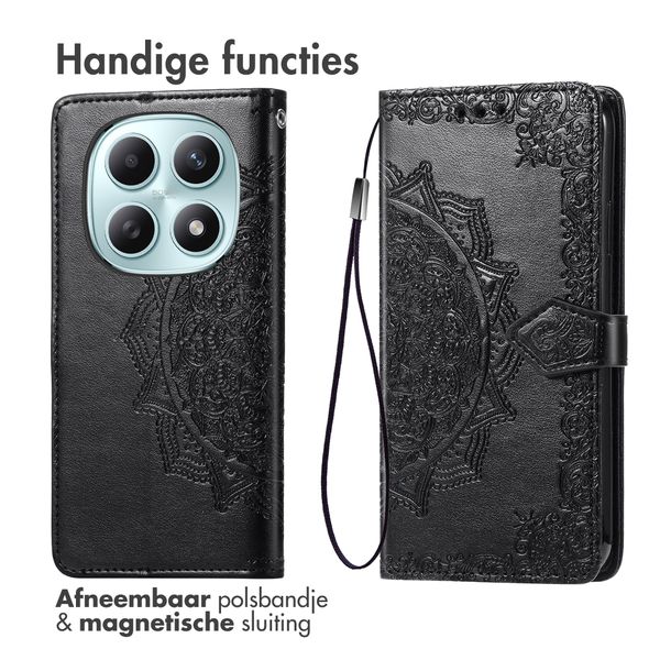 imoshion Mandala Bookcase Xiaomi Redmi Note 15 (5G) - Zwart