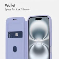 imoshion Transparent Bookcase with MagSafe Apple iPhone 16 - Lilac