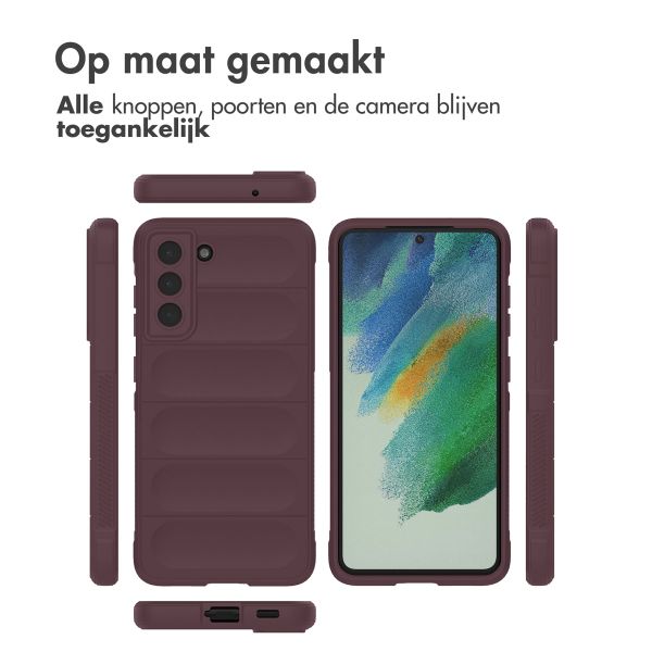 imoshion EasyGrip Backcover Samsung Galaxy S21 FE - Aubergine