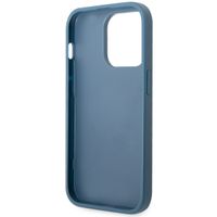 Guess 4G Metal Logo Backcover iPhone 14 Pro Max - Blauw