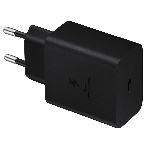 Samsung Original Power Adapter with USB-C Cable - Charger - USB-C Connector - Fast Charge - 45 Watt - 1.8 Metres - Black