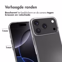 Accezz Clear Backcover Apple iPhone 17 Pro - Transparant