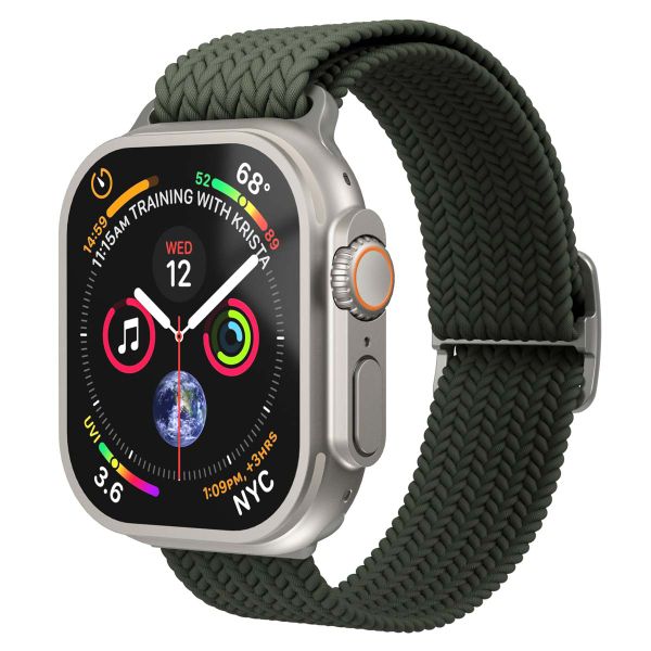 Vonmählen Woven Loop bandje Apple Watch | 38/40/41/42 mm - Olive