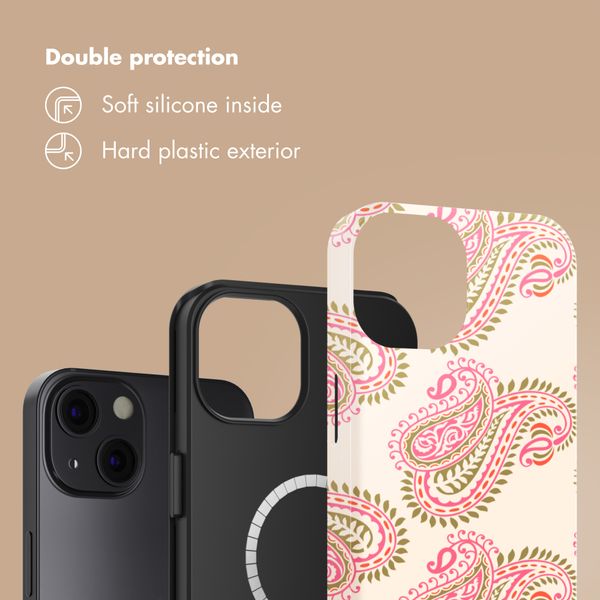 Selencia Vivid Back Cover with MagSafe Apple iPhone 13 - Paisley Blush