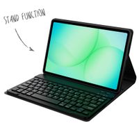 Accezz Bluetooth Keyboard Bookcase Samsung Galaxy Tab A11 Plus - QWERTY / NL - Zwart