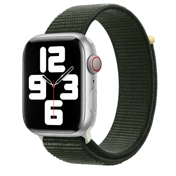 Apple 2 Pack Sport Loop band voor de Apple Watch | 44/45/46/49 mm - Product(RED) / Cypress