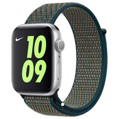 Apple Nike Sport Loop Band Apple Watch | 44/45/46/49 mm - Hyper Crimson / Neptune Green