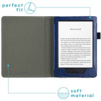 imoshion Vegan Leather Bookcase Amazon Kindle 10 - Donkerblauw