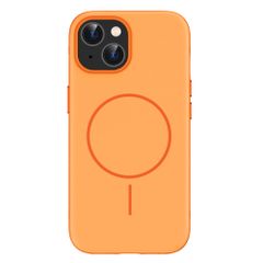imoshion Color Backcover met Thin MagSafe Ring Apple iPhone 15 - Oranje