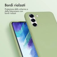 imoshion Color Backcover met afneembaar koord Samsung Galaxy S21 FE - Groen