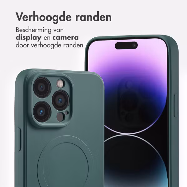 imoshion Color Backcover met MagSafe Apple iPhone 14 Pro Max - Donkergroen