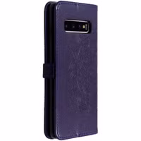 Mandala Bookcase Samsung Galaxy S10 - Paars