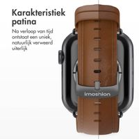 imoshion Classic lederen bandje Apple Watch Series 1 t/m 10 / SE / Ultra (2) (44/45/46/49 mm) - Bruin