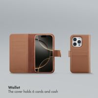 Selencia Olyn Detachable Bookcase with MagSafe Apple iPhone 16 Pro - Brown