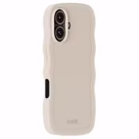 Holdit Wavy Case Apple iPhone 16 - Light Beige