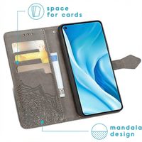 imoshion Mandala Bookcase Xiaomi Mi 11 Lite (5G/4G) / 11 Lite 5G NE - Grijs
