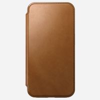 Nomad Modern Leather Folio Bookcase iPhone 15 Pro - English Tan