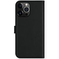 Selencia Echt Leren Bookcase iPhone 13 Pro - Zwart