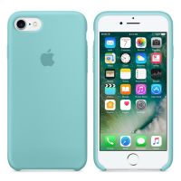 Apple Silicone Backcover Apple iPhone SE (2022 / 2020) / 8 / 7 - Sea Blue
