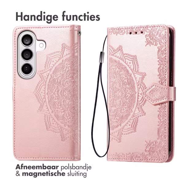 imoshion Mandala Bookcase Samsung Galaxy S26 - Rose Gold