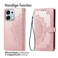 imoshion Mandala Bookcase Oppo A6 Pro (5G) - Rose Gold