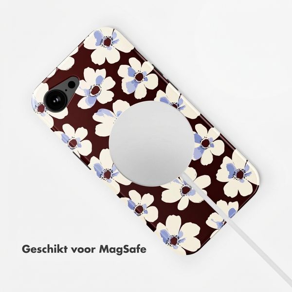 Selencia Vivid Backcover met MagSafe Apple iPhone 17e / 16e - Choco Flower Pop