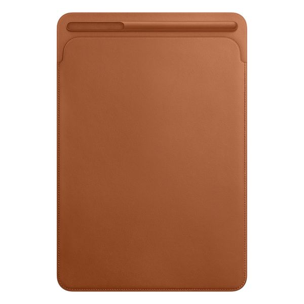 Apple Leather Sleeve Apple iPad 9 (2021) 10.2 / iPad 8 (2020) 10.2 / iPad 7 (2019) 10.2 / Air 3 (2019) / Pro 10.5 (2017) - Saddle Brown