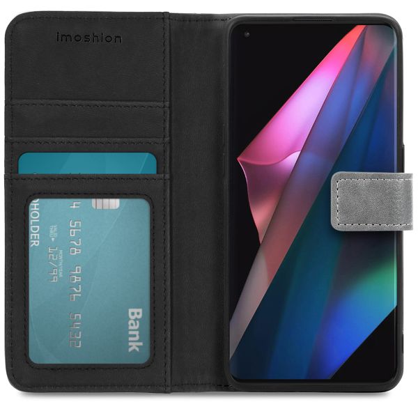 imoshion Luxe Bookcase Oppo Find X3 Pro 5G - Grijs