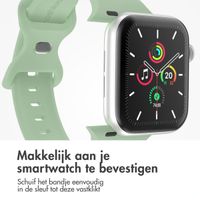 imoshion Siliconen⁺ bandje Apple Watch Series 1 t/m 10 / SE / Ultra (2) (44/45/46/49 mm) - Pistachio - Maat M/L