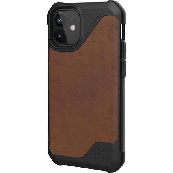 UAG Metropolis LT Backcover iPhone 12 Mini - Leather Brown