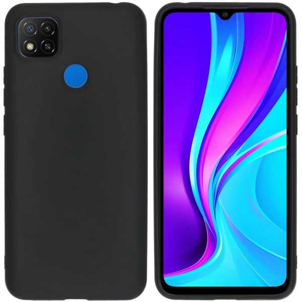 imoshion Color Backcover Xiaomi Redmi 9C - Zwart