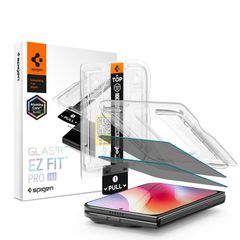 Spigen GLAStR Privacy EZ Fit Screenprotector + Applicator - 2-pack Apple iPhone Duo