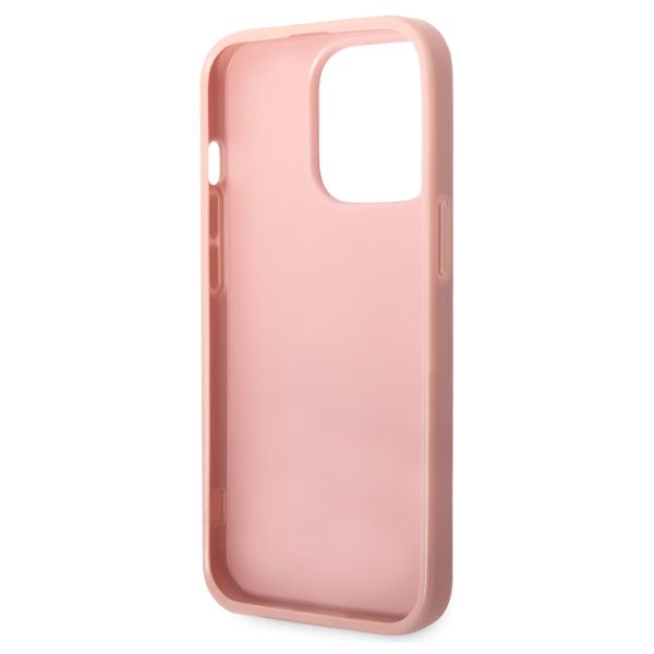 Guess Glitter Flakes Backcover Apple iPhone 14 Pro - Roze